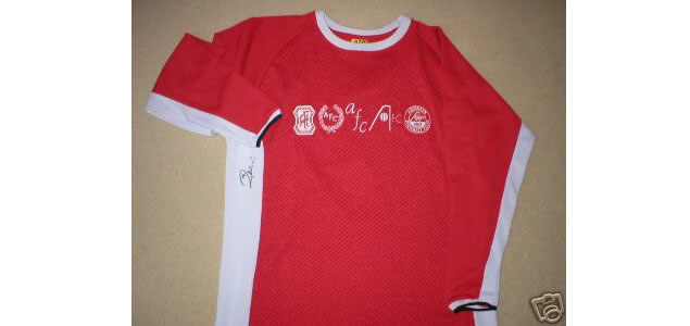 MATCH WORN ABERDEEN SHIRT DAVID ZDRILIC 100TH CENTENERY