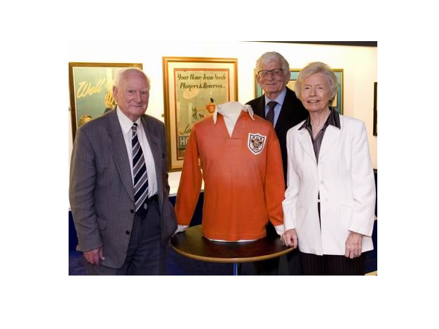 Sir Tom Finney was the special guest at the opening of the collection along with Stanley Matthew's daughter Jean Gough and Cyril Robinson who played alongside Stanley Matthews in the final of 1953. 