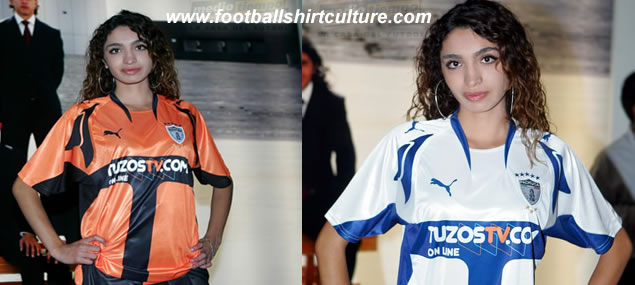 Pachuca FIFA Club World Cup Japan 2007 home and away kits by Puma