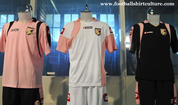 2009/10 Palermo Home Football Shirt / Old Official Lotto Soccer Jersey