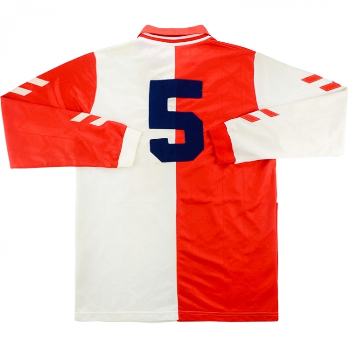 Hummel 1989-91 Feyenoord Match Issue Home Shirt - Football Shirt ...