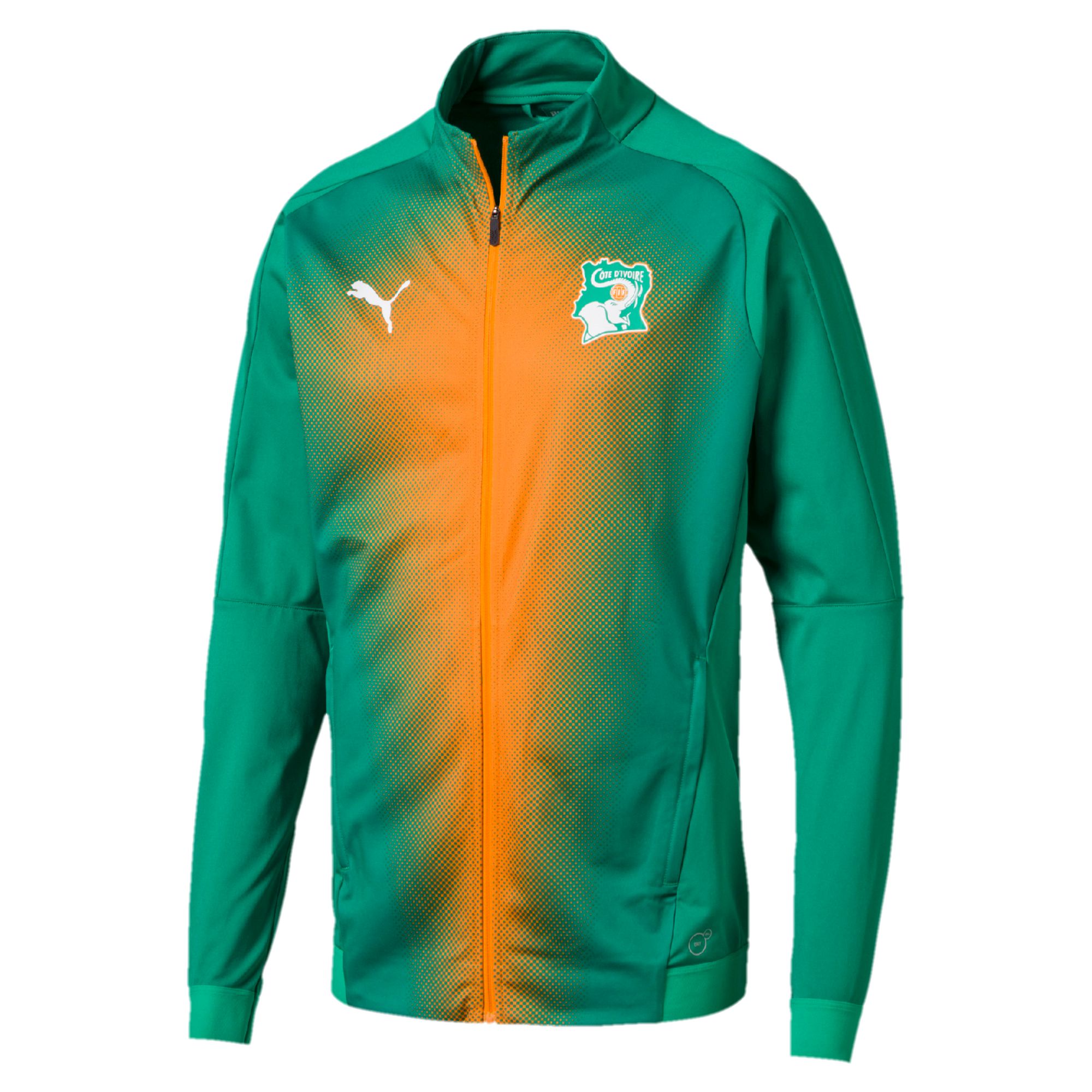 Ivory Coast 2018 Puma Stadium Jacket Pepper Green / Pepper Green