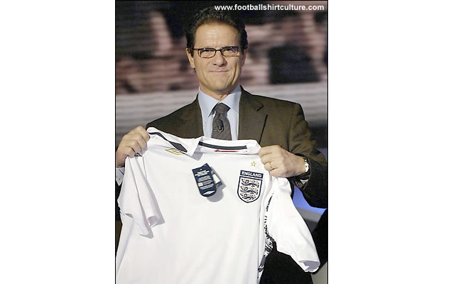 The sportswear manufacturer wanted as much involvement as possible from Capello in their unveiling of the red strip, likely to be at England's Grove Hotel base in Hertfordshire, especially given the super hard sell required following the failure to qualify for Euro 2008