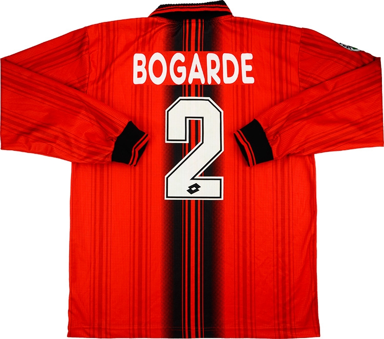 Lotto 1997-98 AC Milan Match Issue Fourth Shirt - Football Shirt