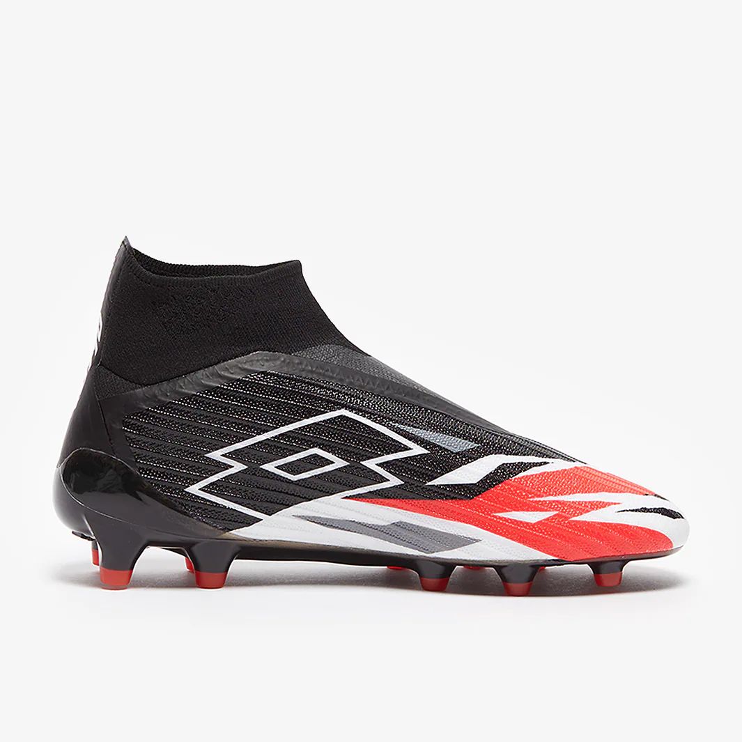 Lotto Solista 100 IV Gravity FG - All Black / White / Cliif Red