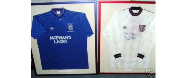 Butcher Match Worn England / Rangers Cup Final Shirt