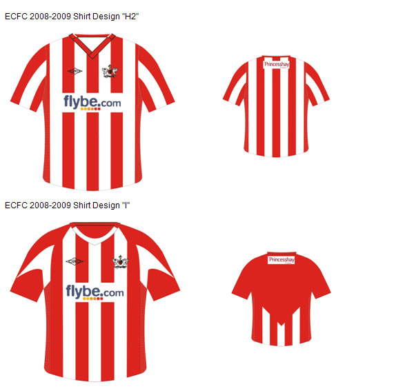 The list was whittled down to five designs and now supporters are being encouraged to vote on their favourite strip. The list was whittled down to five designs and now supporters are being encouraged to vote on their favourite strip.