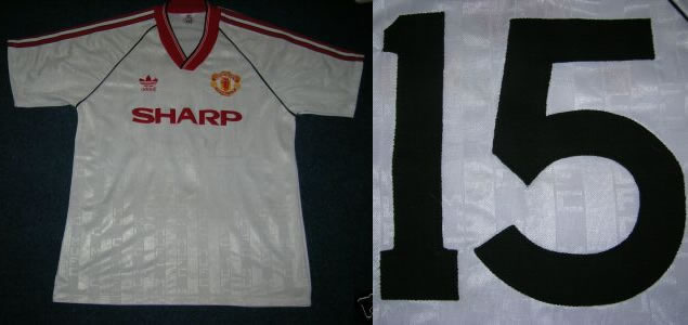 Match Worn 80's Manchester United Shirt