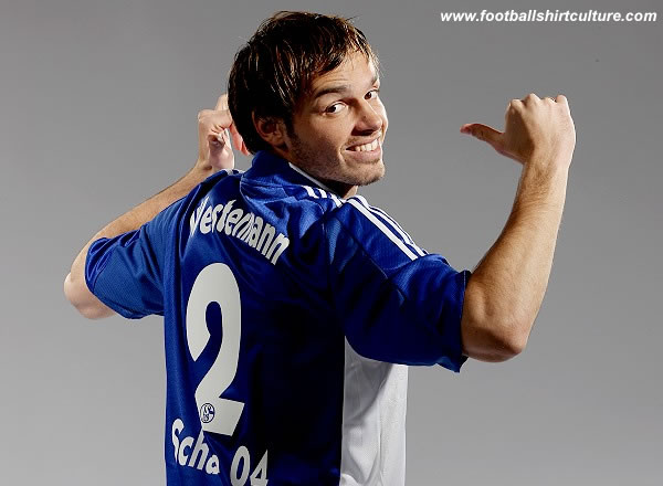 Schalke 04 unveiled their new 08/10 home shirt made by adidas The new home kit will be used for the next two seasons