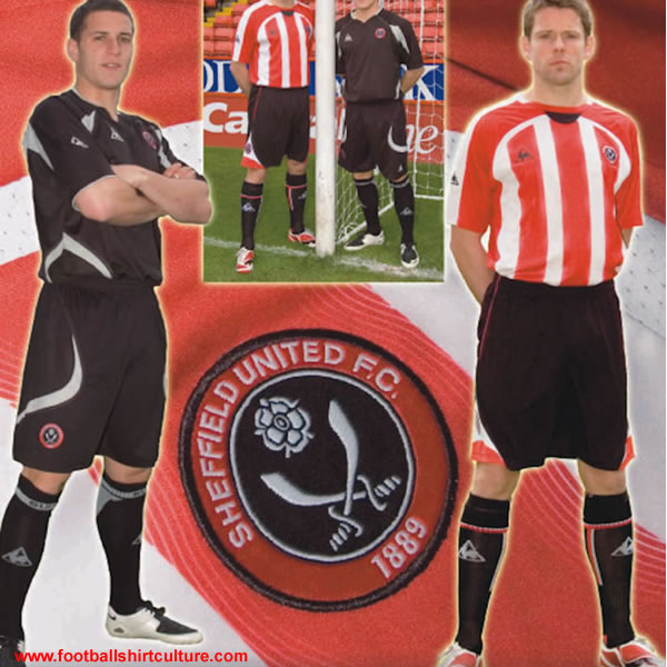 These are the new Sheffield United home and away kits made by Le Coq Sportif for the 2008/09 season These are the new Sheffield United home and away kits made by Le Coq Sportif for the 2008/09 season
