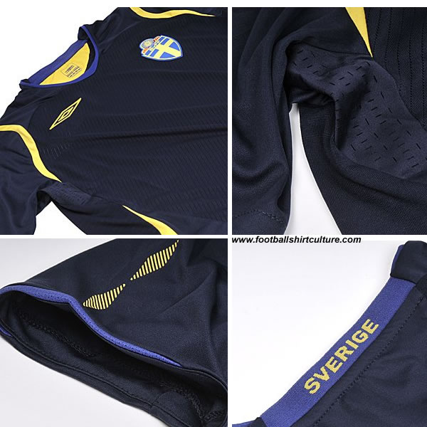This is the new Sweden away shirt made by umbro for Euro 2008