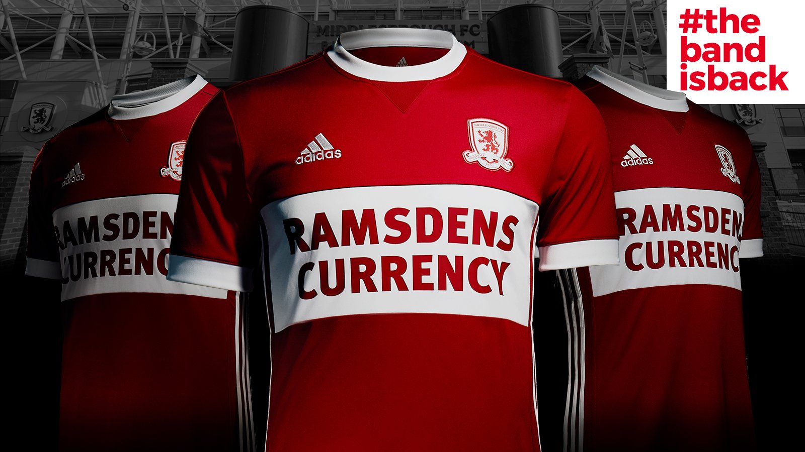 Middlesbrough 201718 Adidas Home Kit 17/18 Kits Football shirt blog