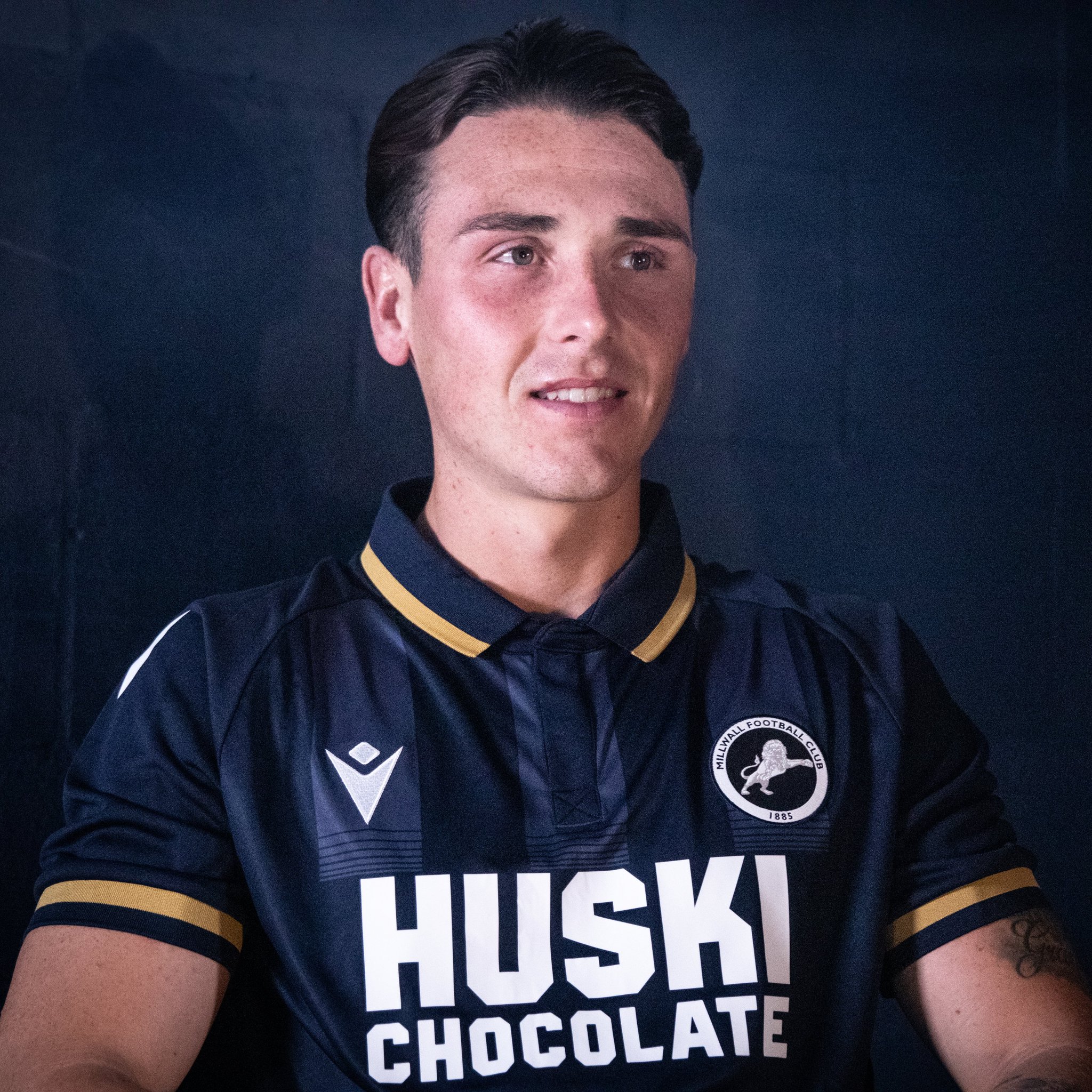 Blue & Gold in new Macron-made Millwall FC home kit!