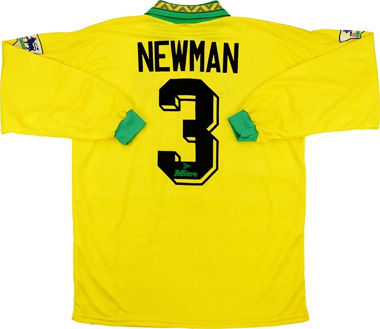 ノリッジシティ　94-96 ホームユニフォーム　イングランド　mitre ノリッジシティ 94-96 ホームユニフォーム イングランド mitre 2025年