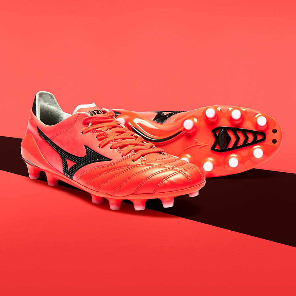 Mizuno Morelia Neo II Japan - Fiery Coral / Black