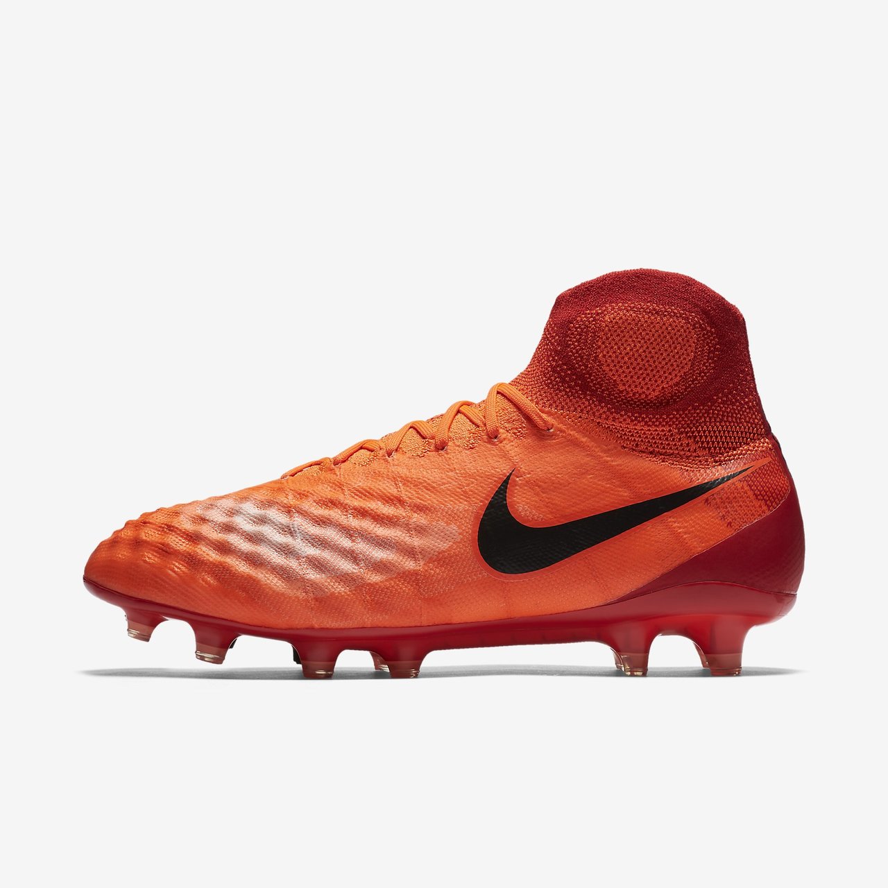black and red nike magista