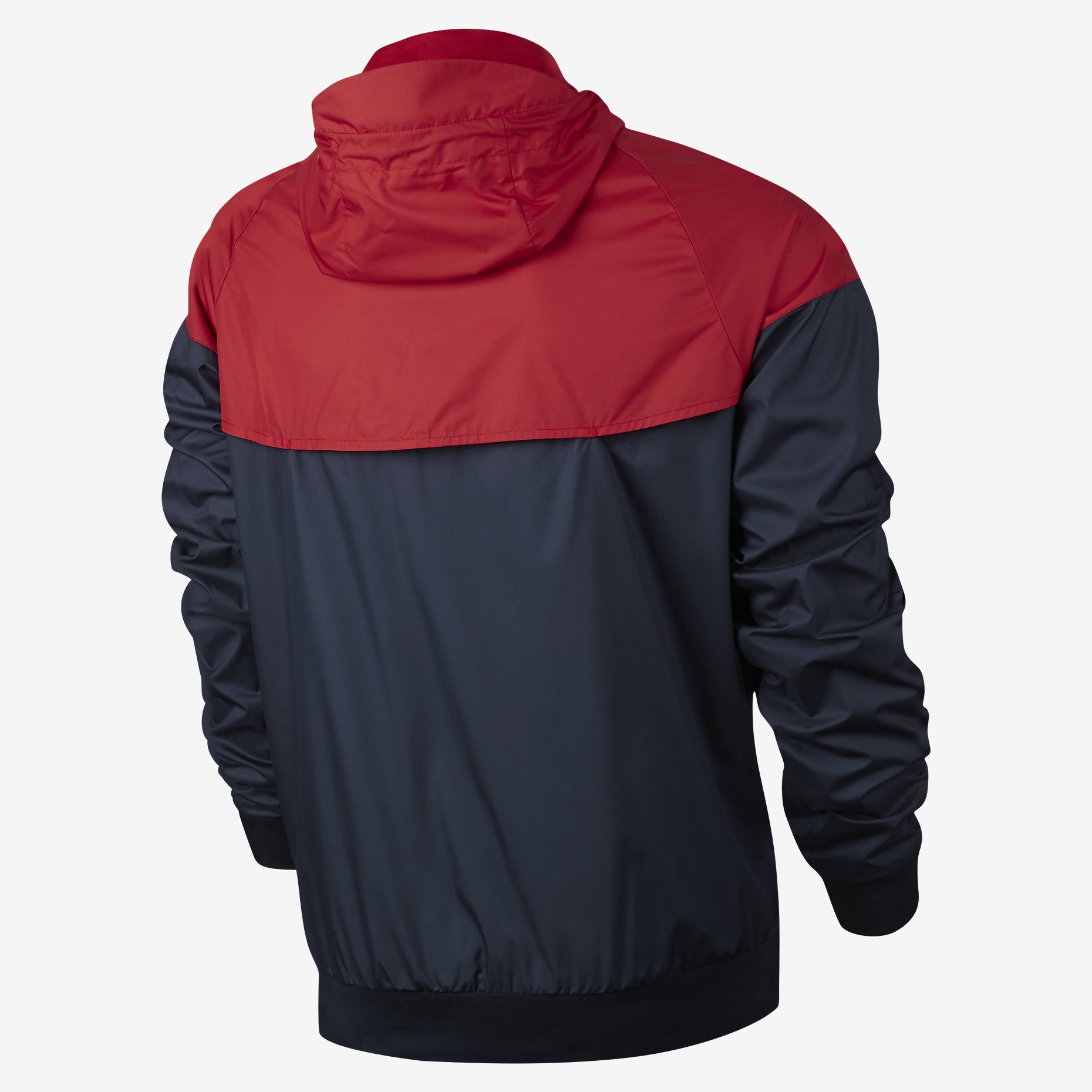 nike windrunner red navy
