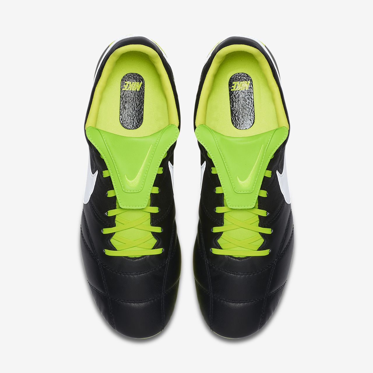 Nike Premier II FG - Black / Volt / Electric Green / White - Football ...