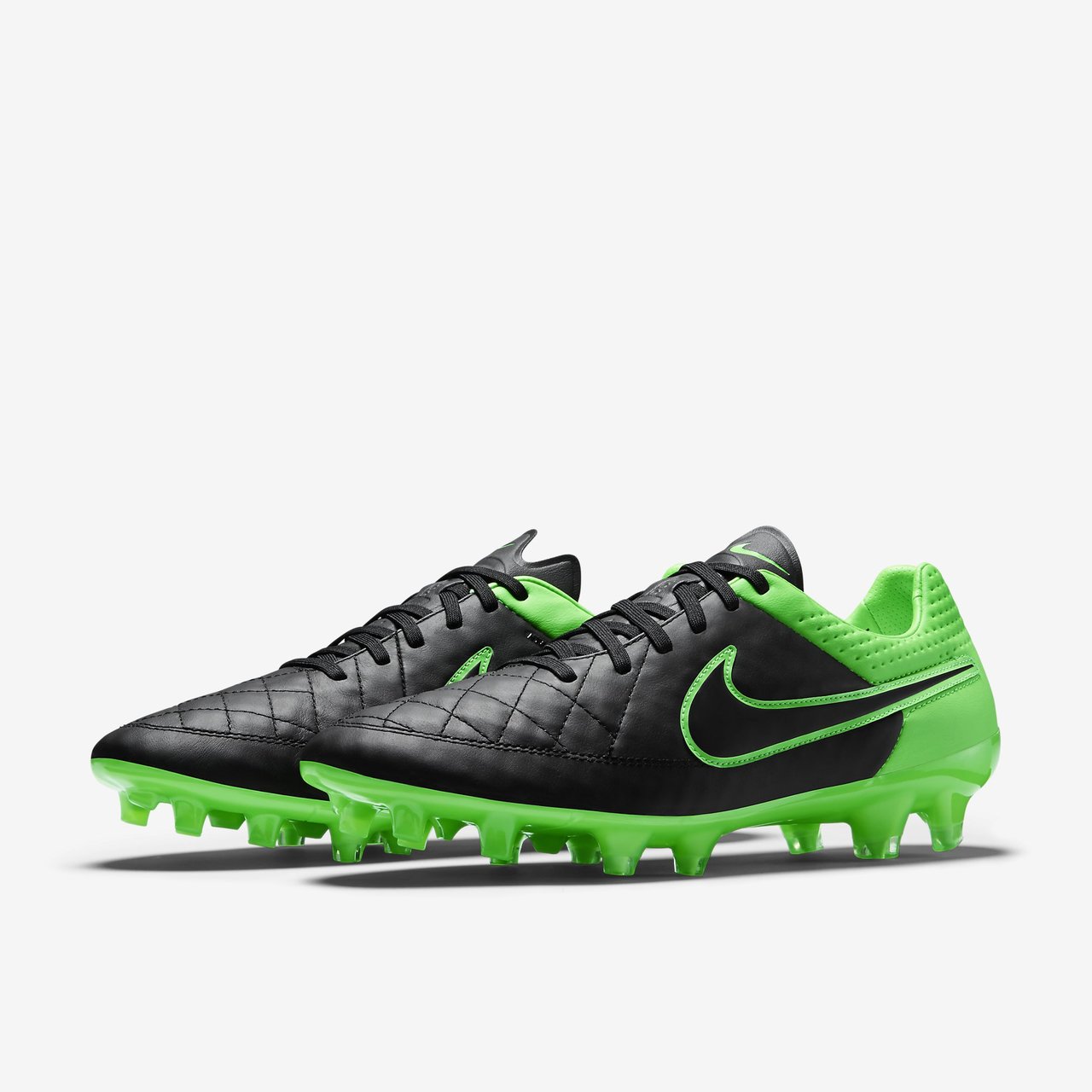 Nike Tiempo Legend V FG - Tech Craft - Black / Green Strike Black - Football Shirt Culture - Latest Football Kit News and More