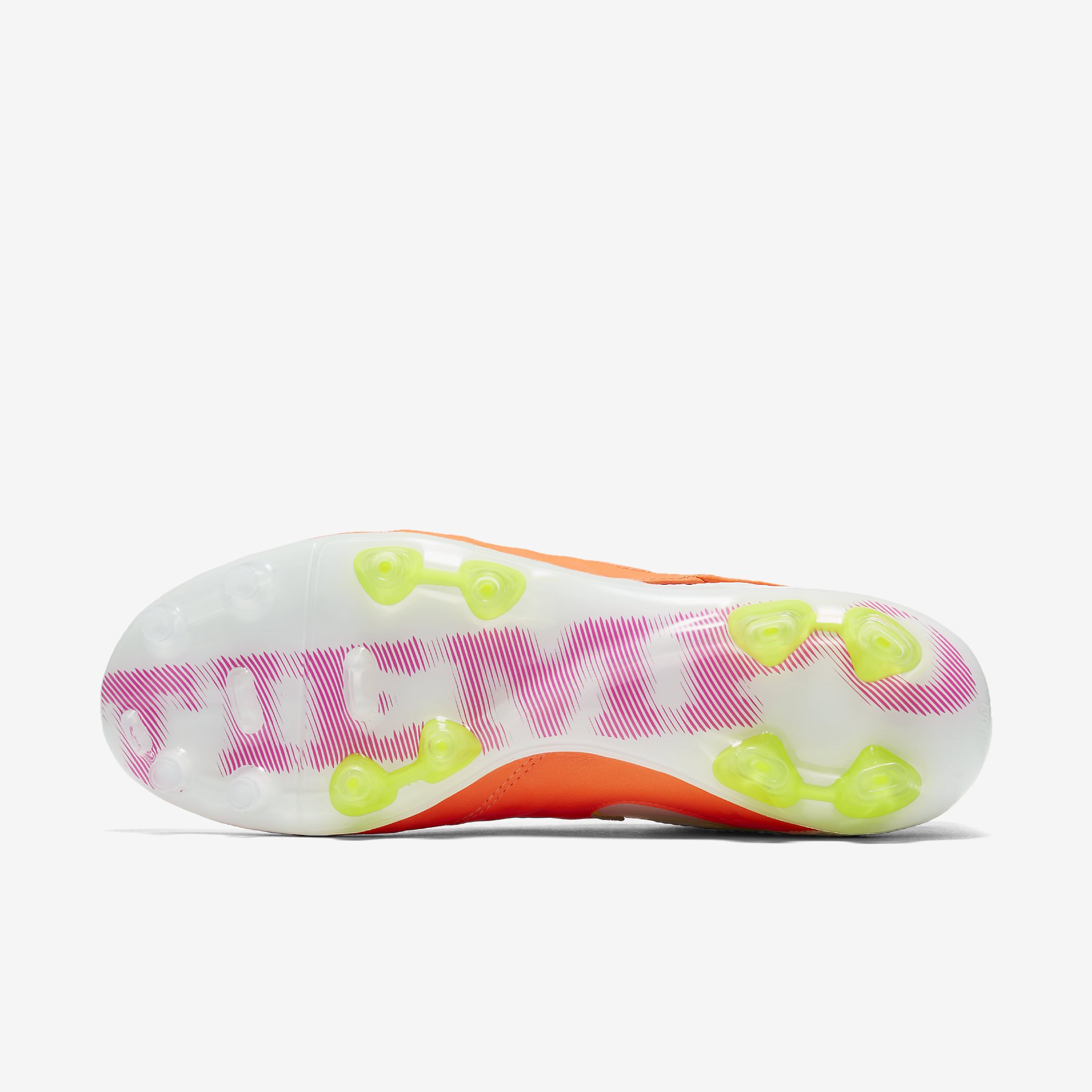 nike tiempo pink and white