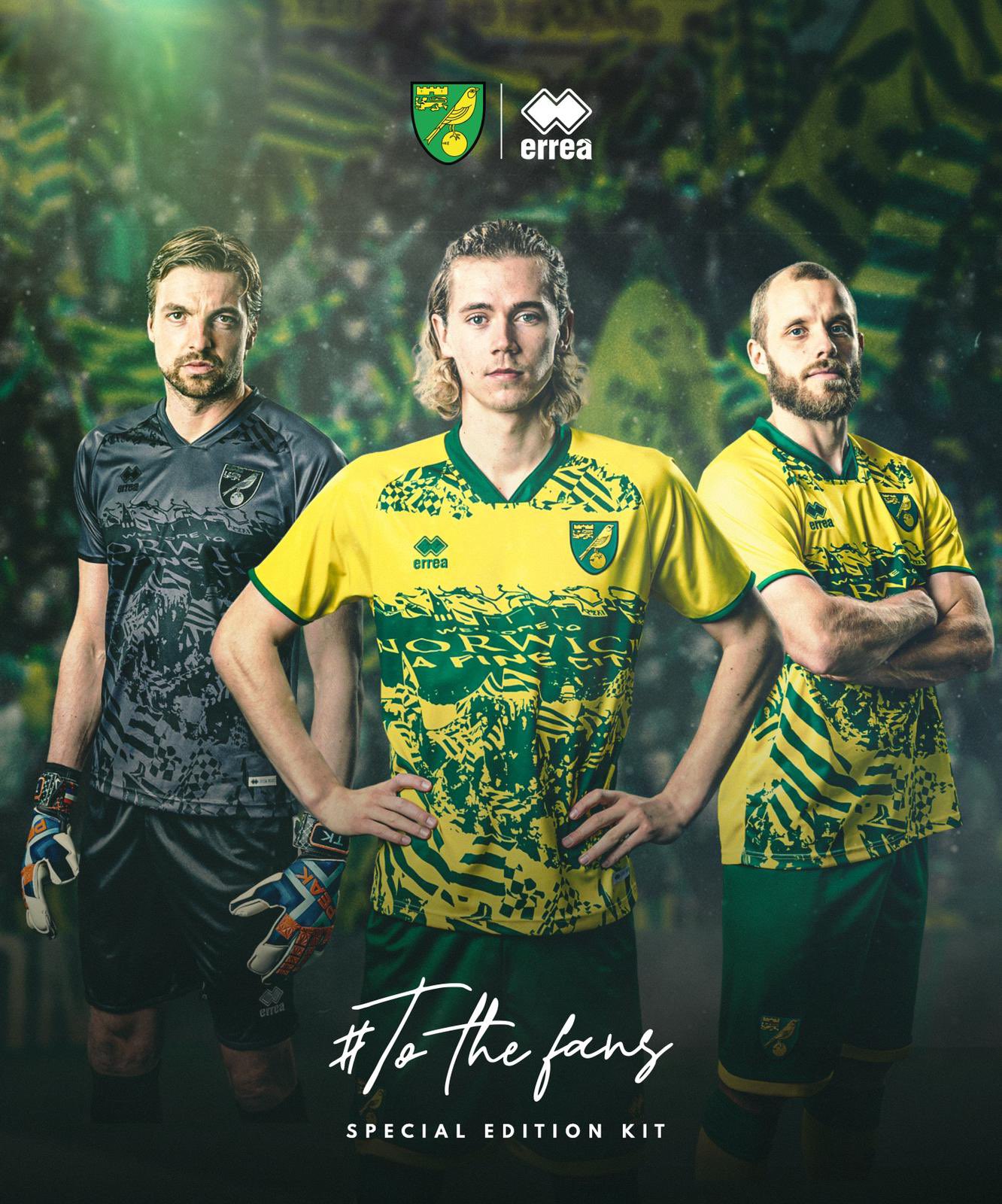 norwich city special edition shirt