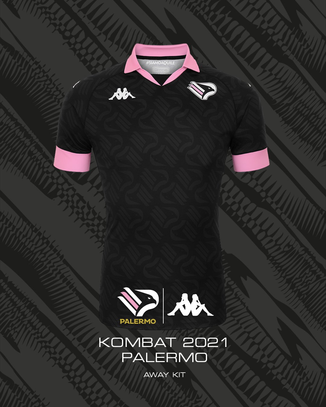 Palermo 2021-22 Kappa Home and Away Kits - Football Shirt Culture