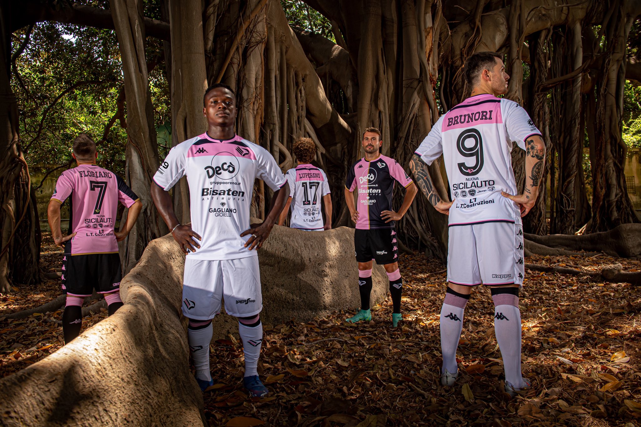 Palermo 2021-22 Kappa Home and Away Kits - Football Shirt Culture