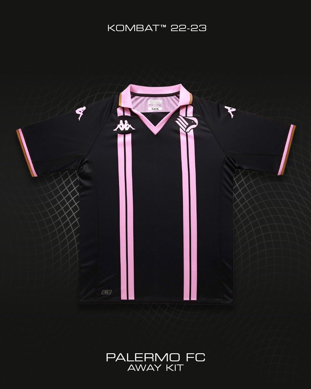 Palermo Away Shirt 2022/23, Official Kappa Jersey