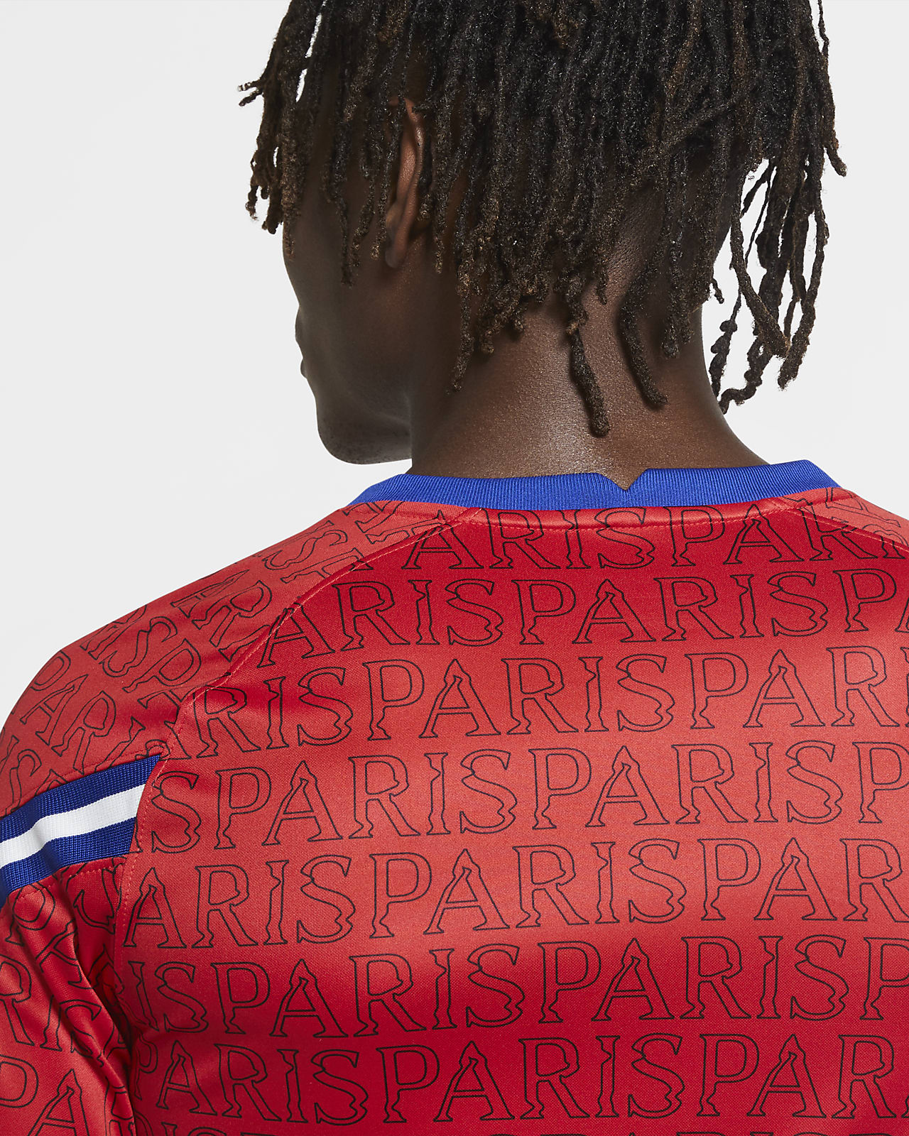 Paris Saint-Germain Short-Sleeve Football Top - University Red / Old ...