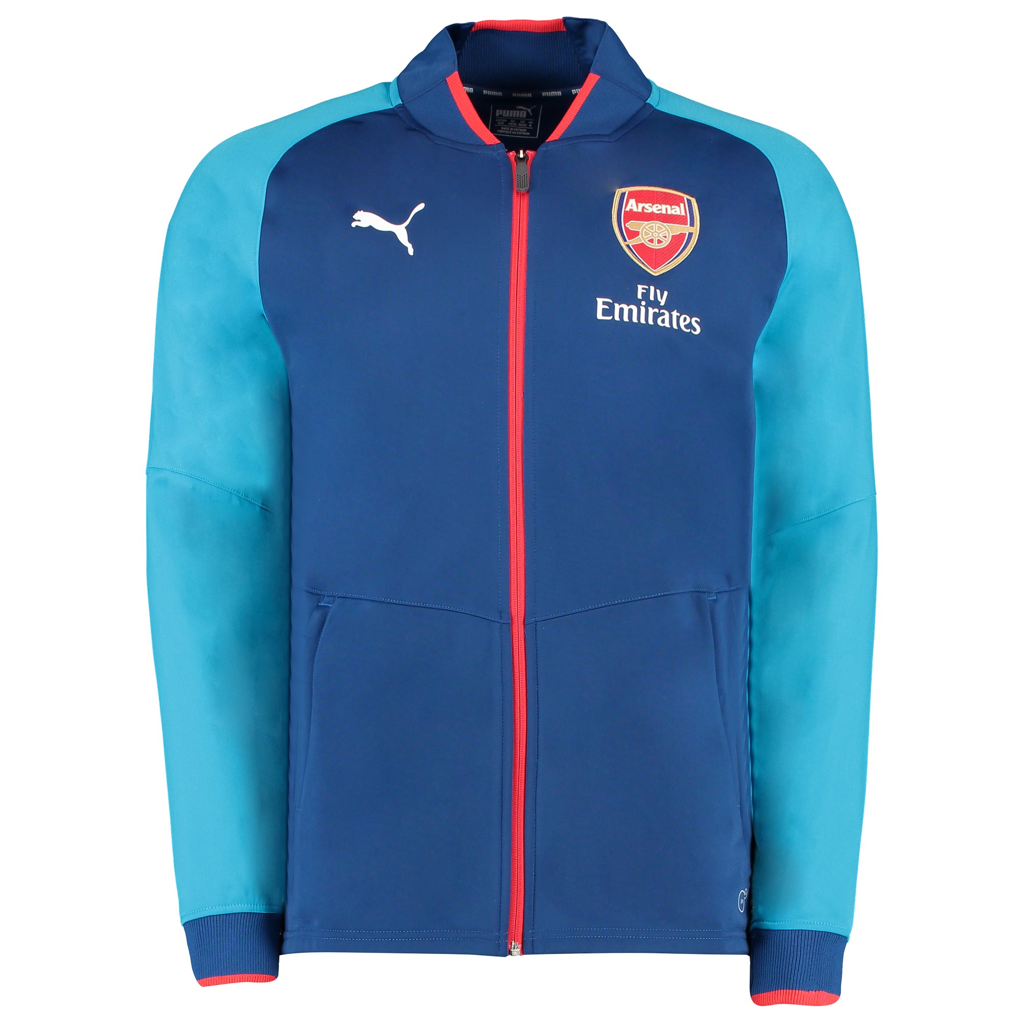 Puma Arsenal FC Jacket - Limoges Blue Danube - Football Shirt Culture - Latest Football Kit News and More