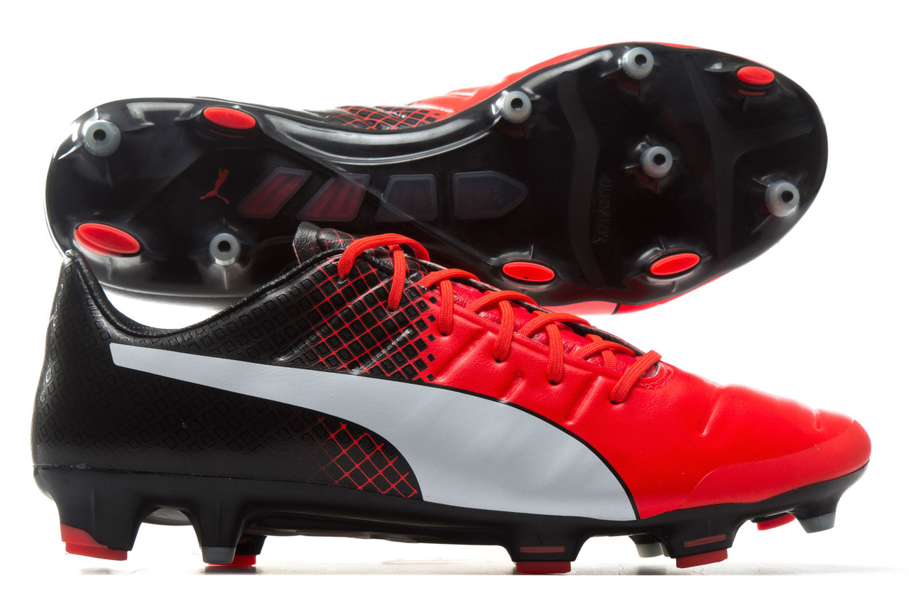 red football boots