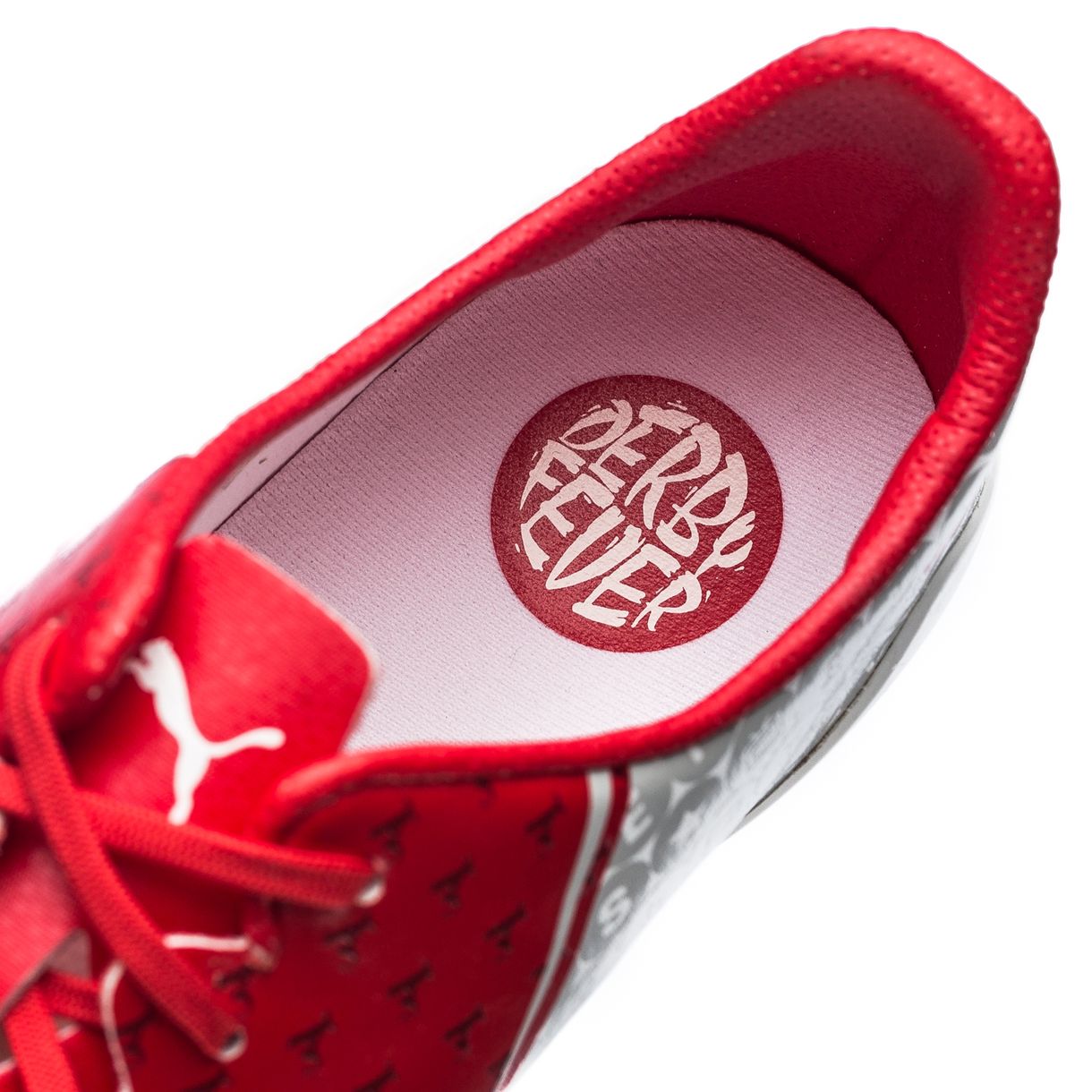 Puma evoSPEED 17.SL-S Bellerin DF FG - High Risk Red / Puma Black / Puma White - Football Shirt 