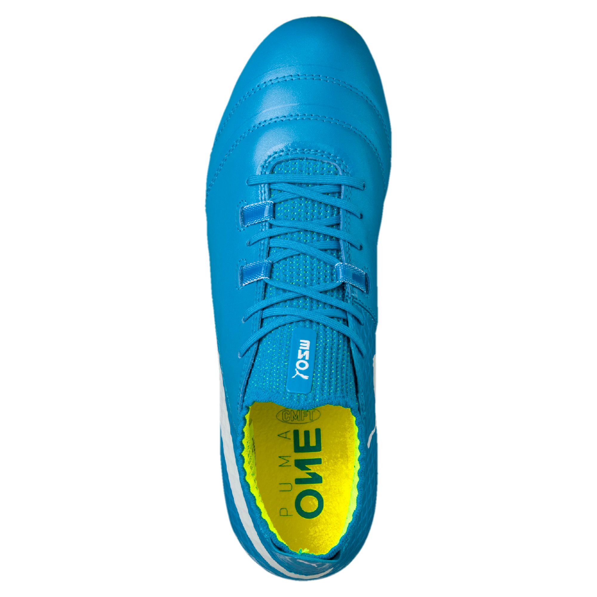Puma One 17.1 FG - Atomic Blue/ Puma White / Safety Yellow