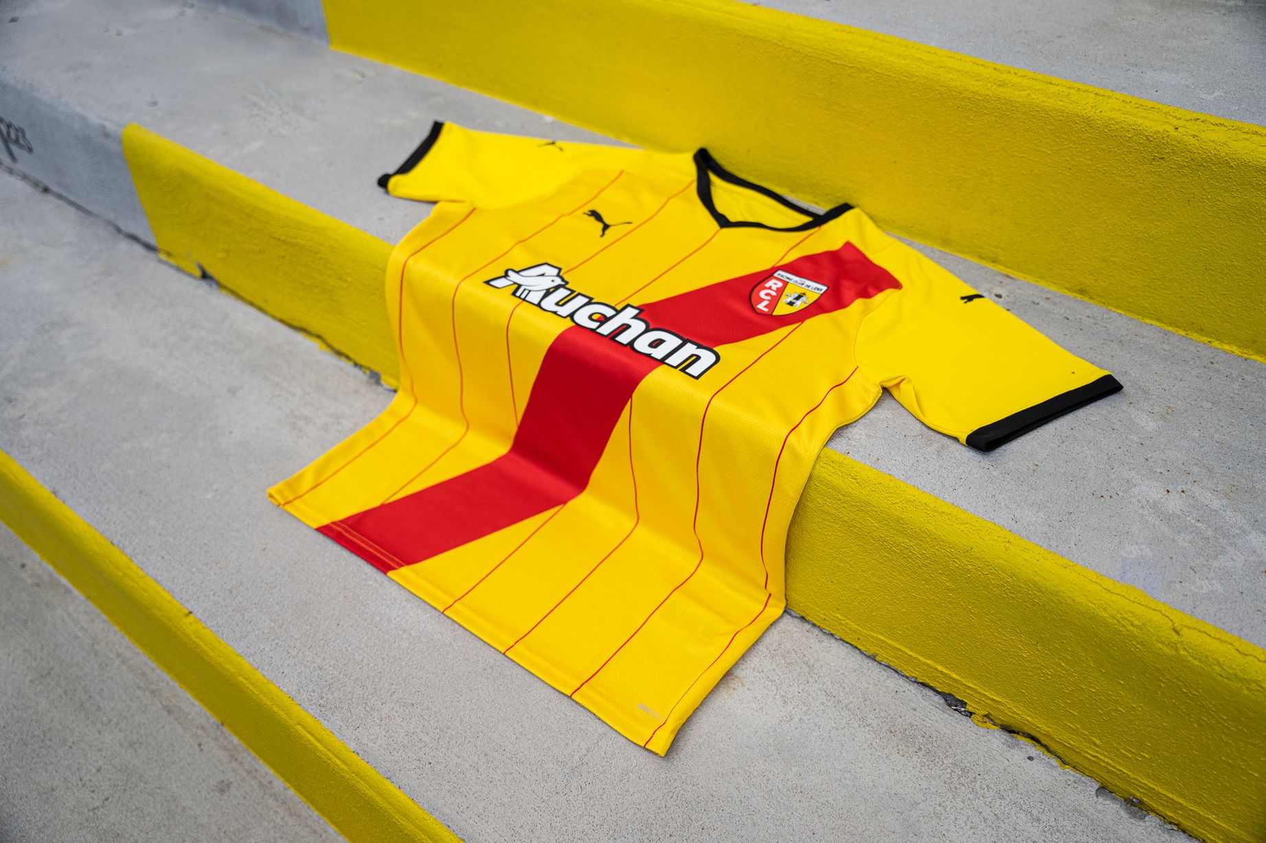 rc lens maillot domicile 2021