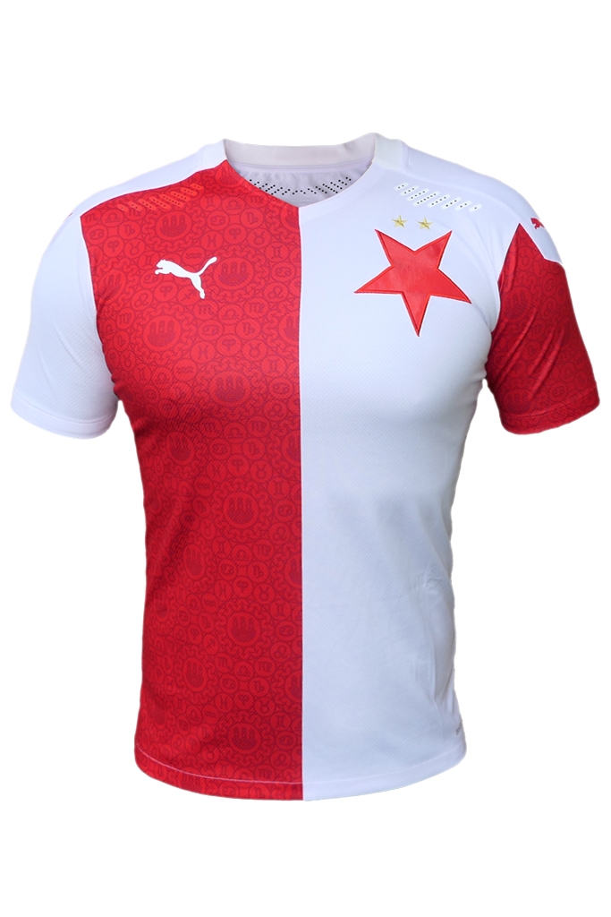 SK Slavia Praha 2020-21 Puma Home Kit - Football Shirt Culture