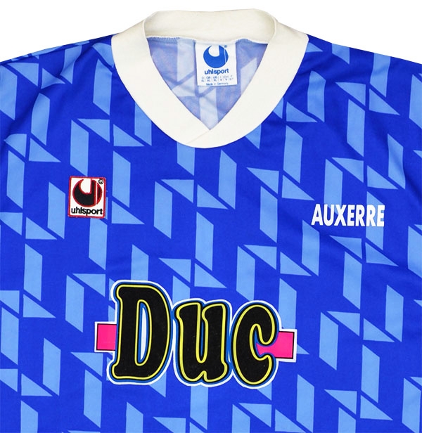Uhlsport 1993-94 Auxerre Match Worn UEFA Cup Away Shirt