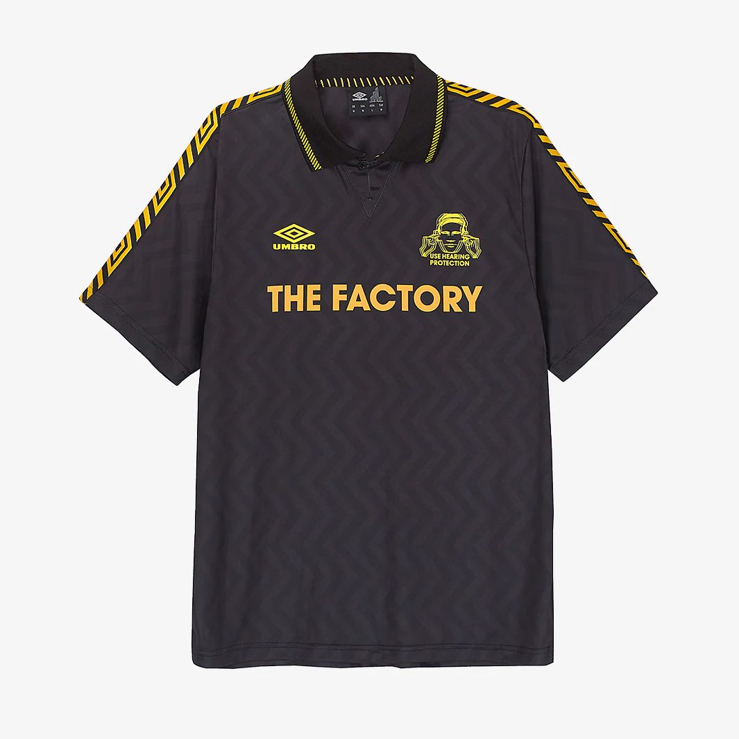 Umbro Factory Records Away Jersey - Black - Football Shirt Culture ...