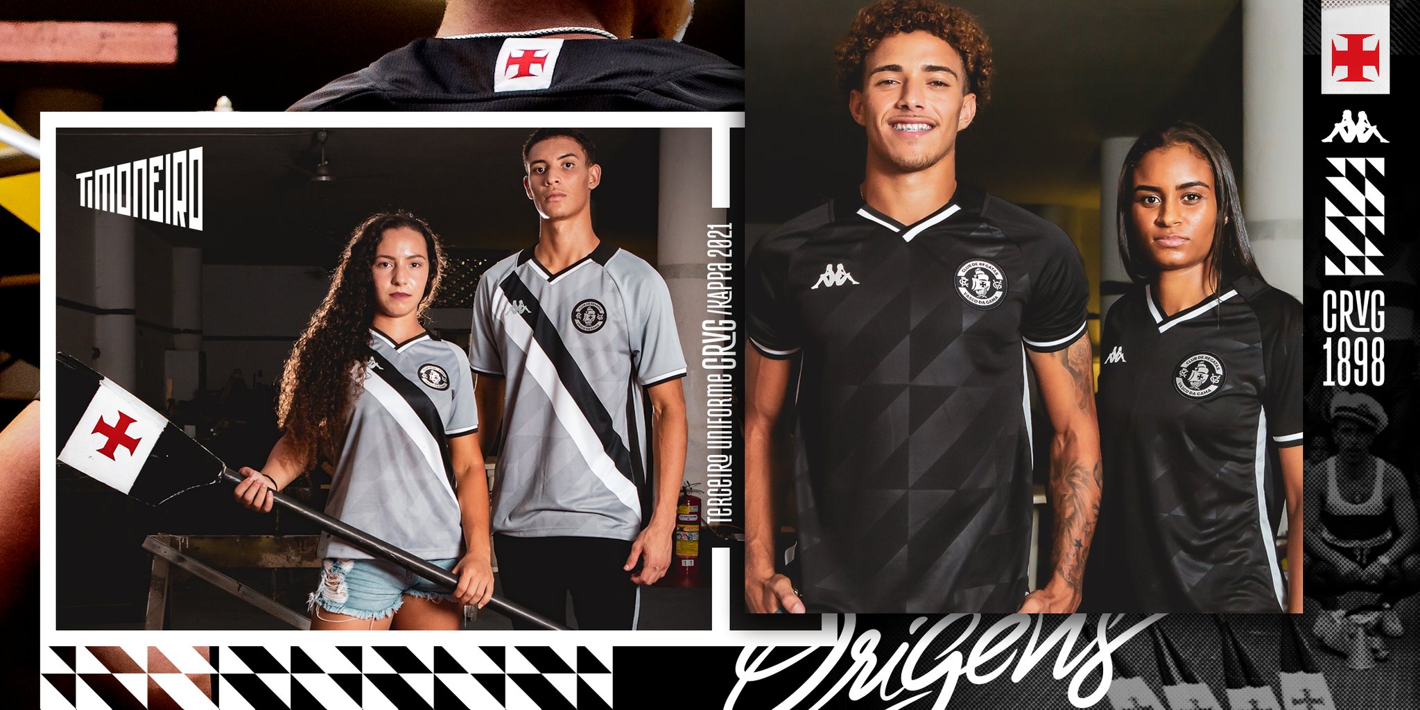 Vasco da Gama 2021 Kappa Third Kit | 20/21 Kits | Football shirt blog