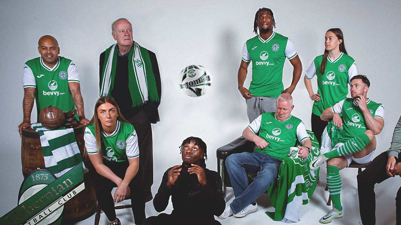 Hibernian 202324 Joma Home Kit Video Football Shirt Culture Latest
