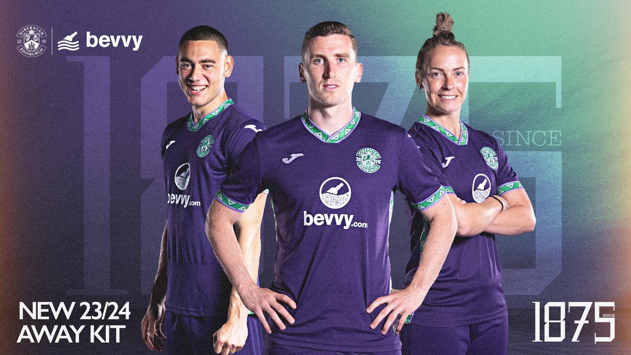Hibernian 23/24 Away Shirt Video Football Shirt Culture Latest