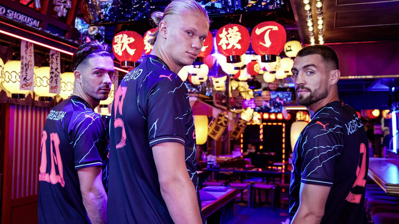 Manchester City 23/24 Third Shirt Video Football Shirt Culture