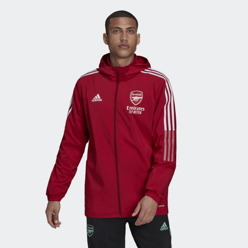 Arsenal Tiro Presentation Track Top - Active Maroon