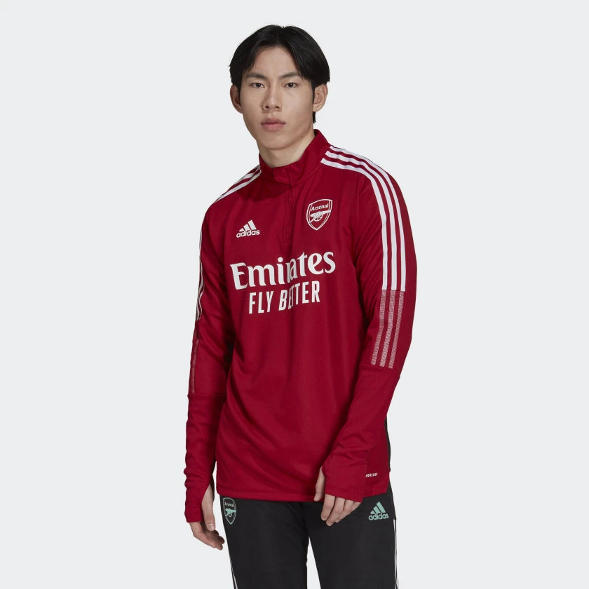 Arsenal 21/22 Tiro Training Top - Active Maroon