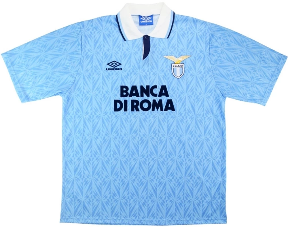 Lazio 1992-93 Home Shirt #Lazio #SSLazio #CMonEagles #shirtcollector
