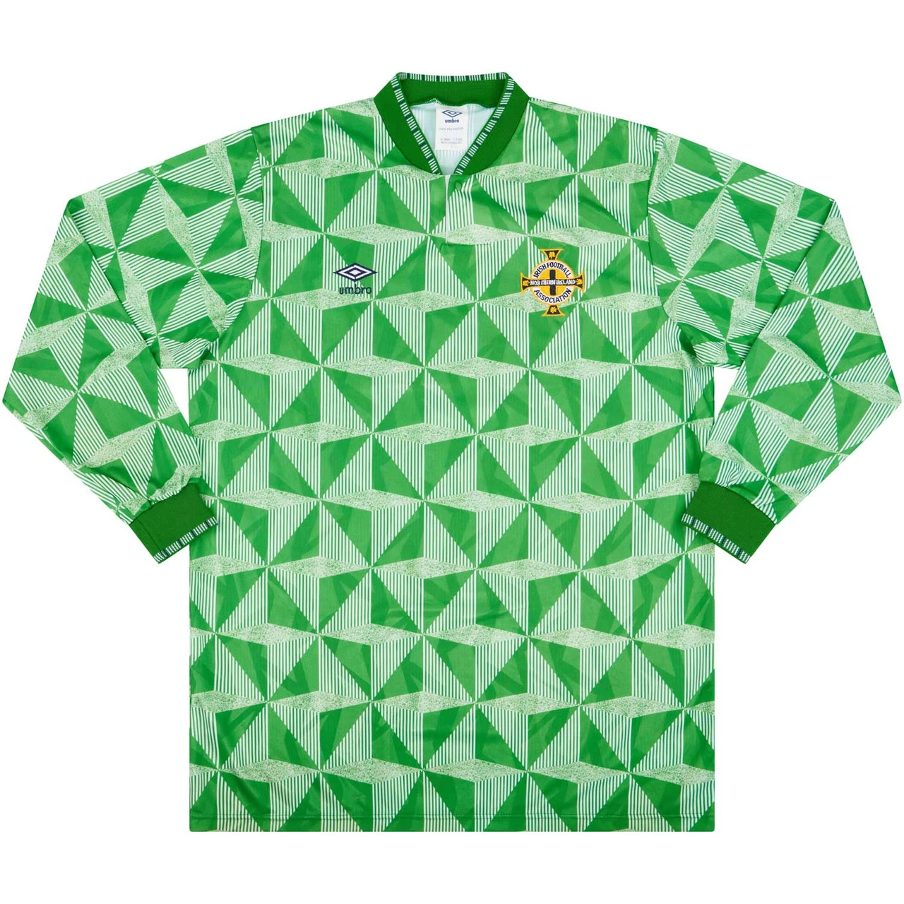 Northern Ireland 1990 Match Issue Home Shirt #matchworn #NorthernIreland #shirtcollector