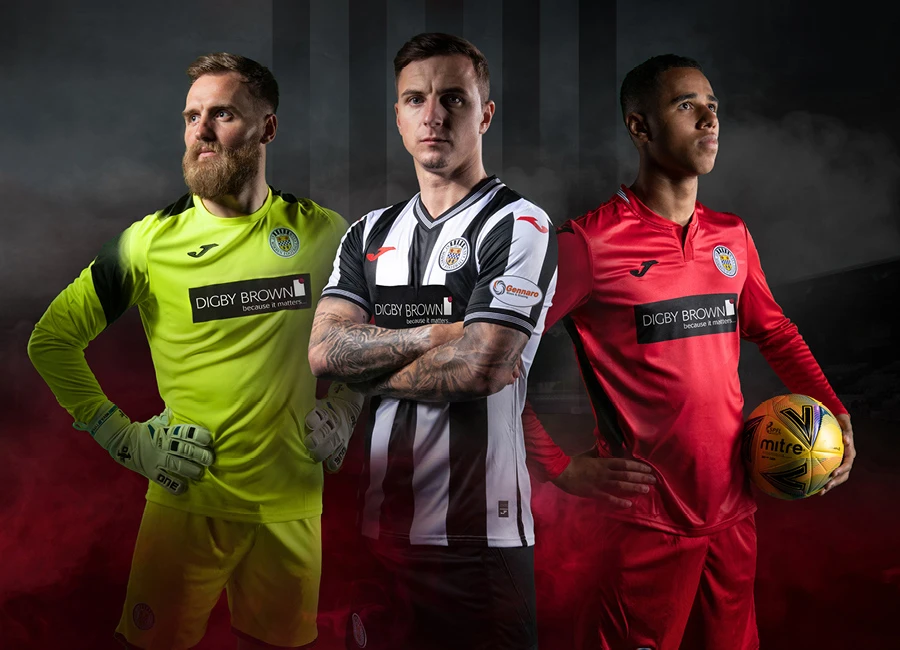 St Mirren 2021-22 Joma Home and Away Shirts #StMirren #InYouWeTrust #jomasport #JomaUK