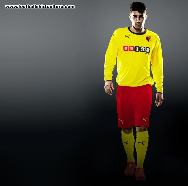 Watford-2014-2015-Puma-Home-Football-Shirt-Kit-6-red-shorts