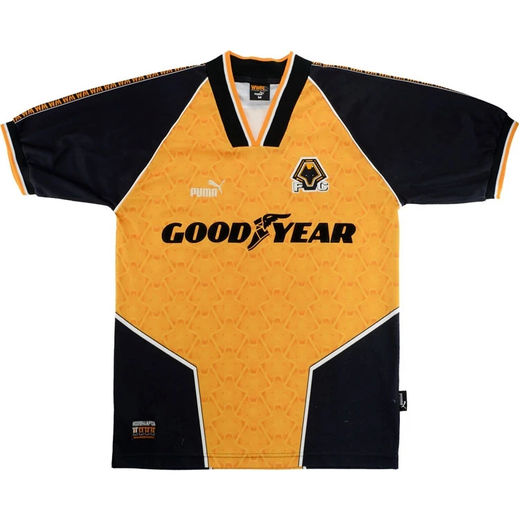 Wolverhampton Wanderers 1996-98 Home Shirt #wwfc #wolvesfc #shirtcollector