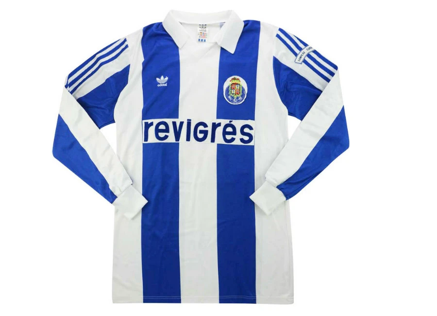 Adidas 1987-88 Porto Match Worn Super Cup Home Shirt