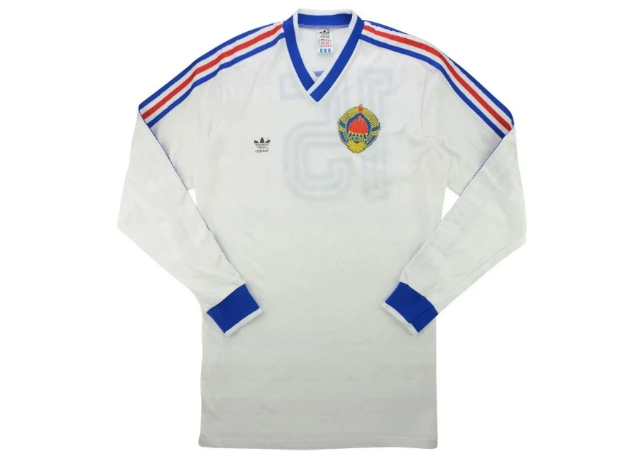 Adidas 1988 Yugoslavia Match Worn Away Shirt